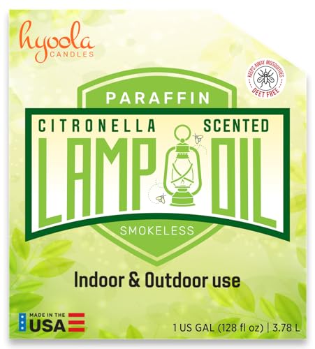 Hyoola Paraffin Citronella Lamp Oil, 1 Gallon - Product Imagery