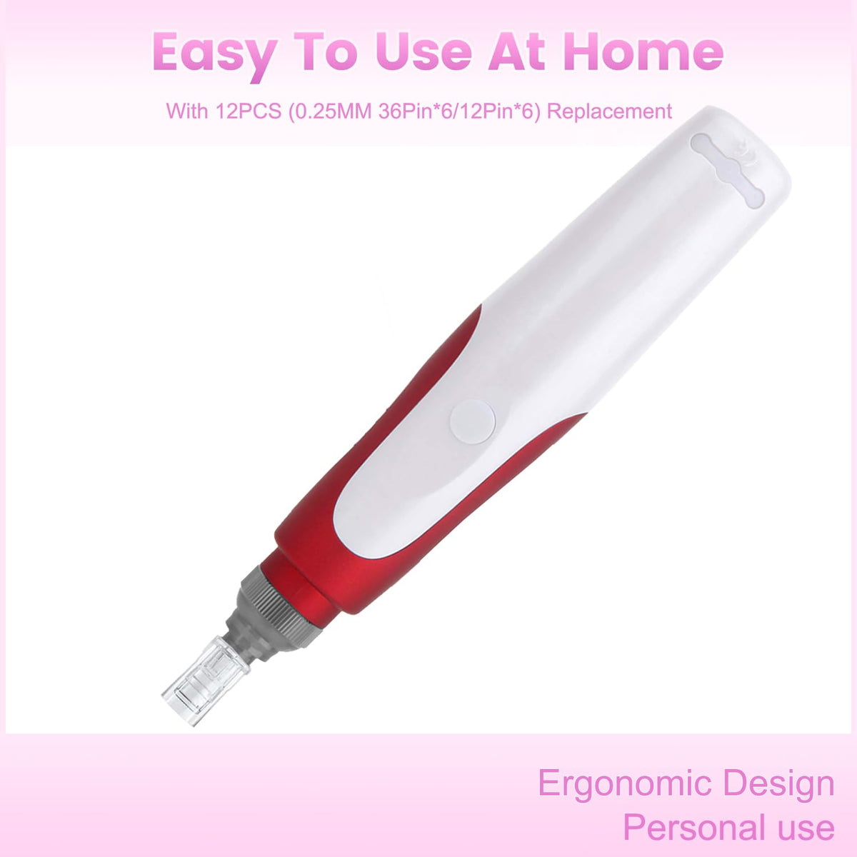 Microneedling Pen with 0 25mm Needles Derma Roller Pen Kit - ALIWOD Official Imagery - 5