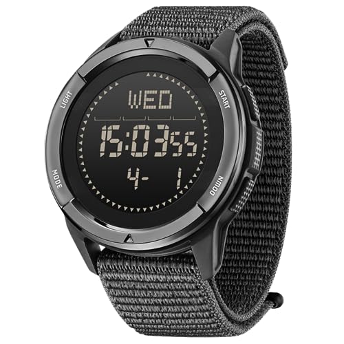 CakCity Digital Watch Military Tactical Watches for Men,Carbon - Product Imagery