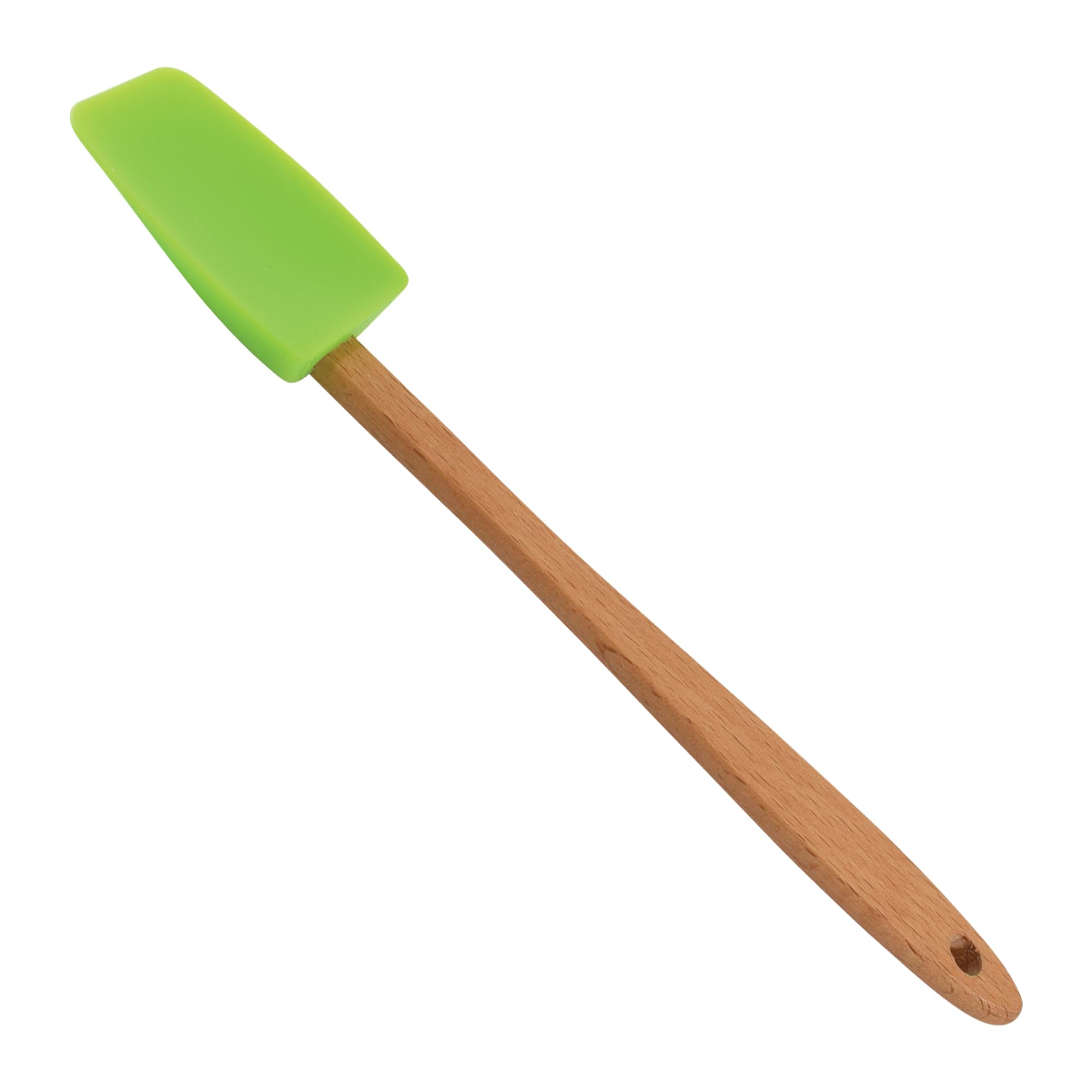 R&M Mini Spoon/Spatula 7.75" Green – Silicone Kitchen Utensil for Mixi - View 1