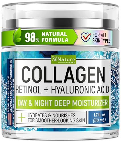 Collagen Cream for Face with Retinol - NATURE THEORY Official Imagery - 1