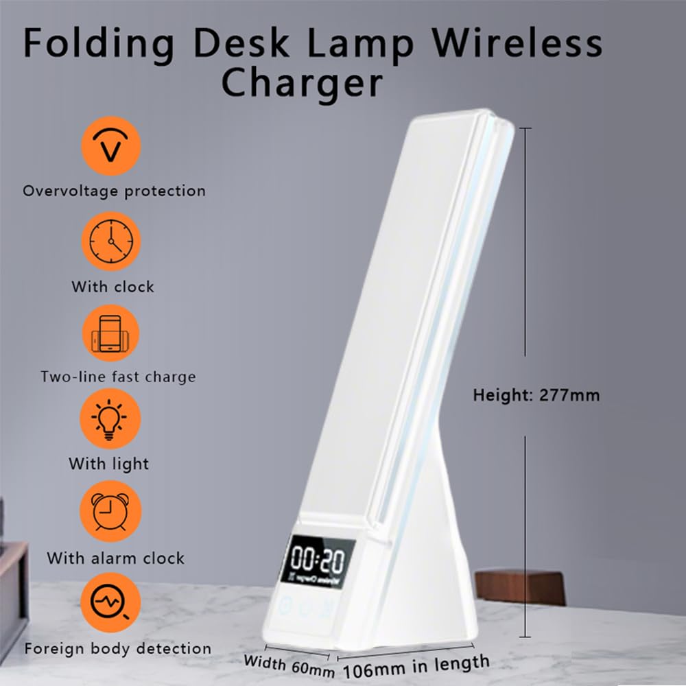 IHAO 6in1 Multifunctional Foldable LED Table Lamp with - IHAO Official Imagery - 4