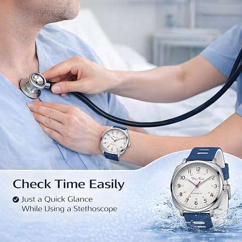 Diaofendi Waterproof Nurse Watch for Medical Professionals,Women - Product Imagery