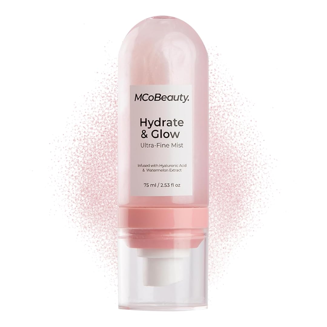 MCoBeauty Hydrate & Glow Ultra Fine Mist - Hydrating Shimmer Face Mist - MCoBeauty Official Product View 2