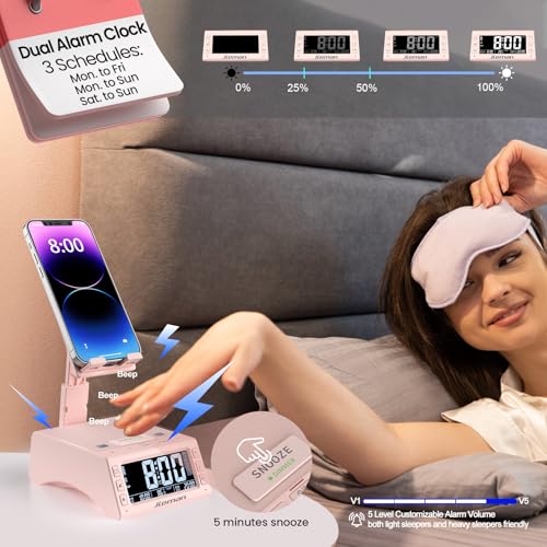 JTEMAN Gifts for Men Women,Cell Phone Stand with Wireless - Product Imagery