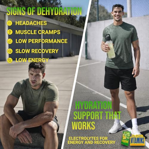 Dr. Price's Vitamins Electrolytes Powder Packets, Lemon Lime, 30 - Product Imagery
