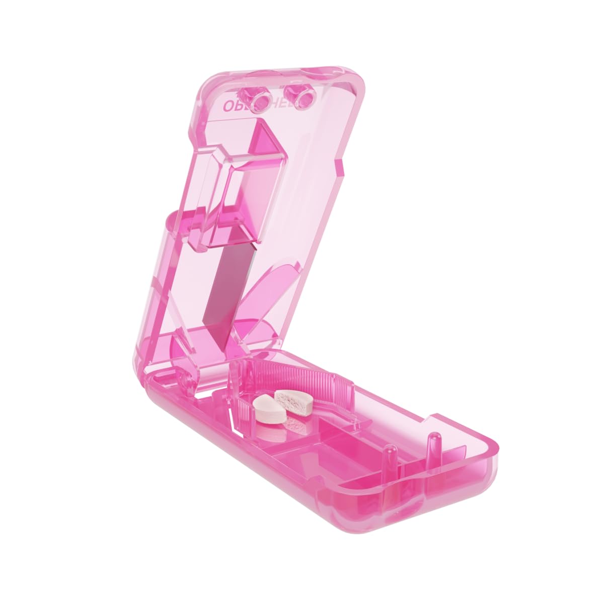 Ezy Dose Pill Cutter and Splitter with Built-in Pill Dispenser, E by EZY DOSE - Angle View 10