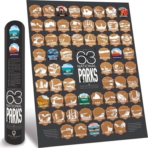 Travel Revealer Bundled - 100 Movie Scratch Off Poster + 63 - Product Imagery