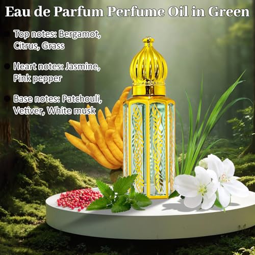 Arabic Perfume for Women, Floral & Fruity Arab Perfume Oil Roll - Product Imagery