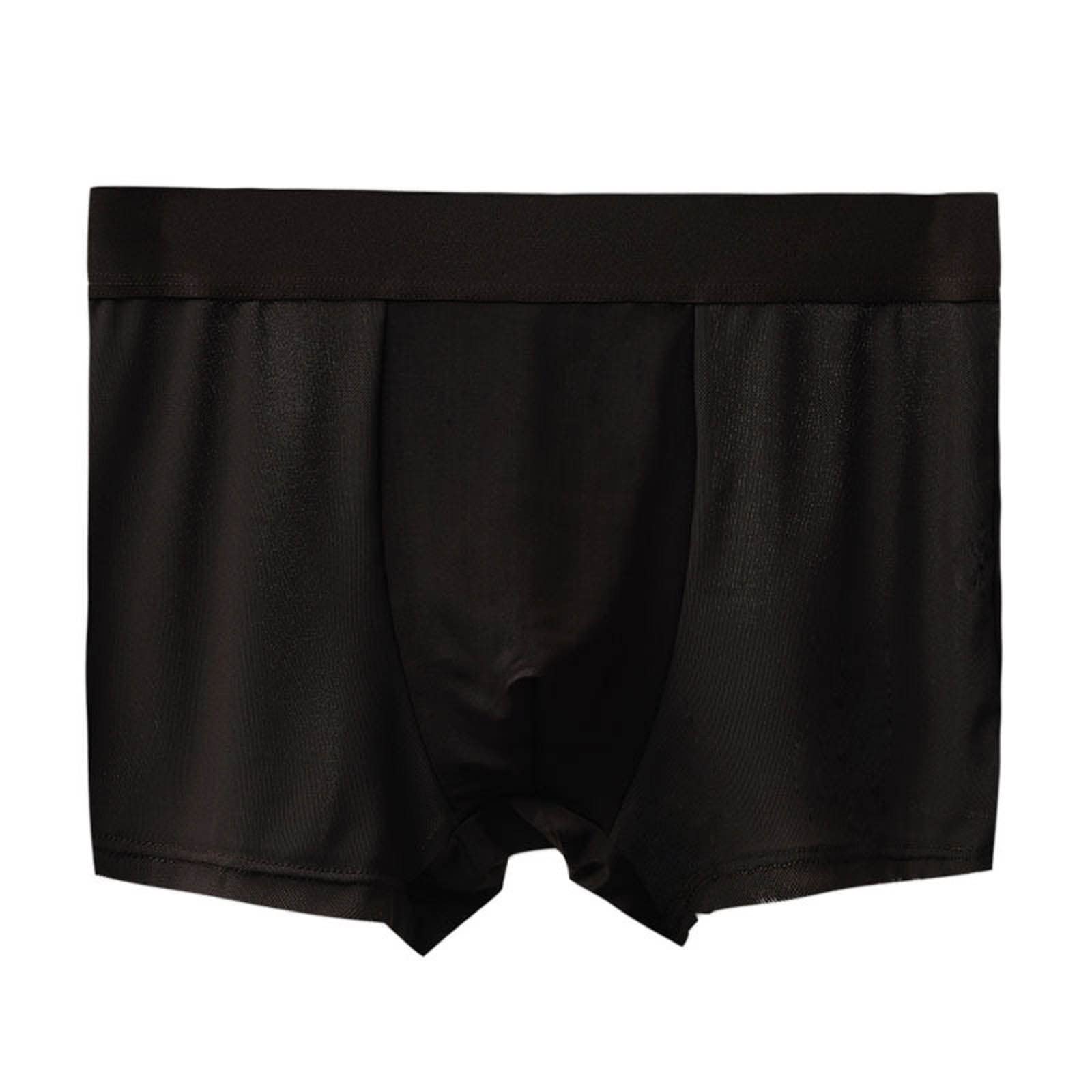 Mens Ice Silk Underwear Seamless Quick Dry Boxer Briefs Thin Breathabl - View 5