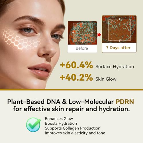 PDRN Under Eye Patches, 25 Pairs Retinol & Caffeine Eye Mask, - Product Imagery
