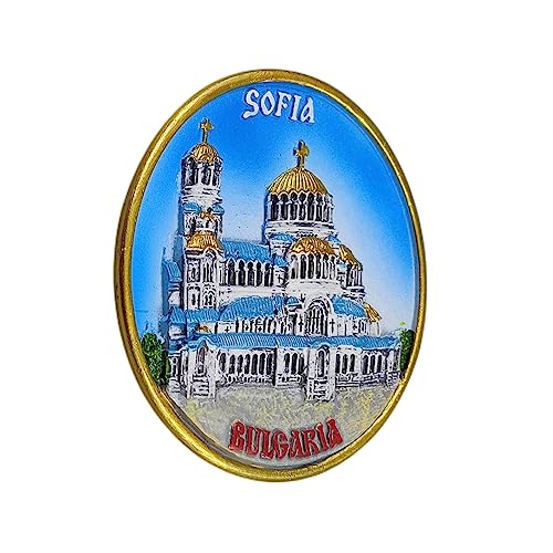 3D Sofia Bulgaria Fridge Magnet Souvenir Gift,Resin Handmade - Product Imagery