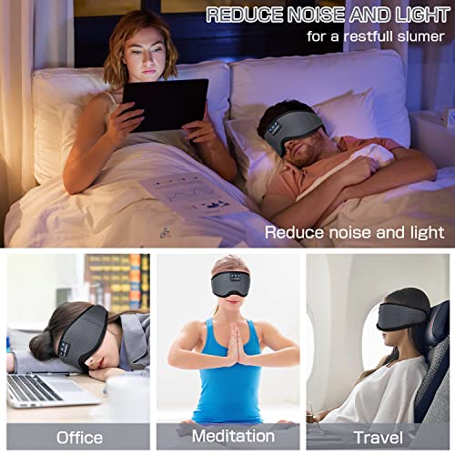 LC-dolida Sleep Headphones, Sleep Mask Bluetooth Wireless Music - Product Imagery