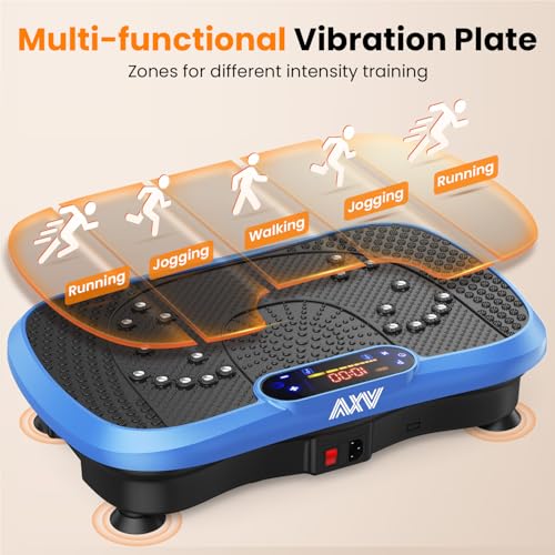 Vibration Plate Exercise Machine Fitness Platform Body Vibrating - Product Imagery
