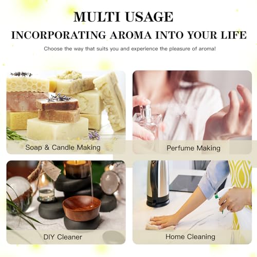 Jasmine Essential Oil for Humidifier, Diffuser, Aromatherapy, 4oz - Product Imagery