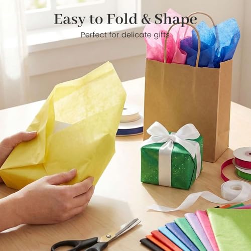 3 Otters Tissue Paper 150 Sheets, 14 X 20 inch 30 Colors for - Product Imagery