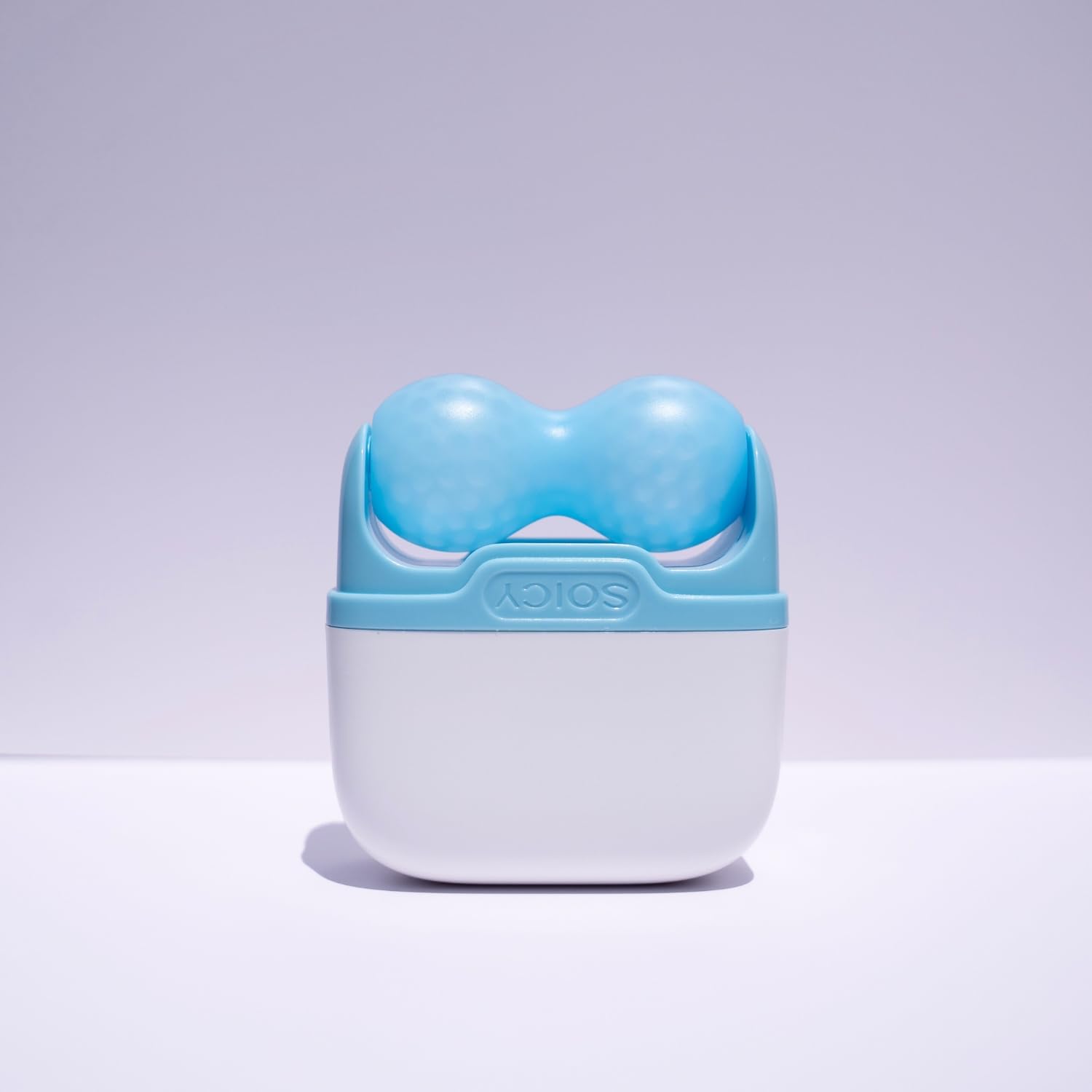 beautimate 2-in-1 ice roller massager for face, dual cryotherapy tool with a sleek handle and ice roller head for cooling skincare.