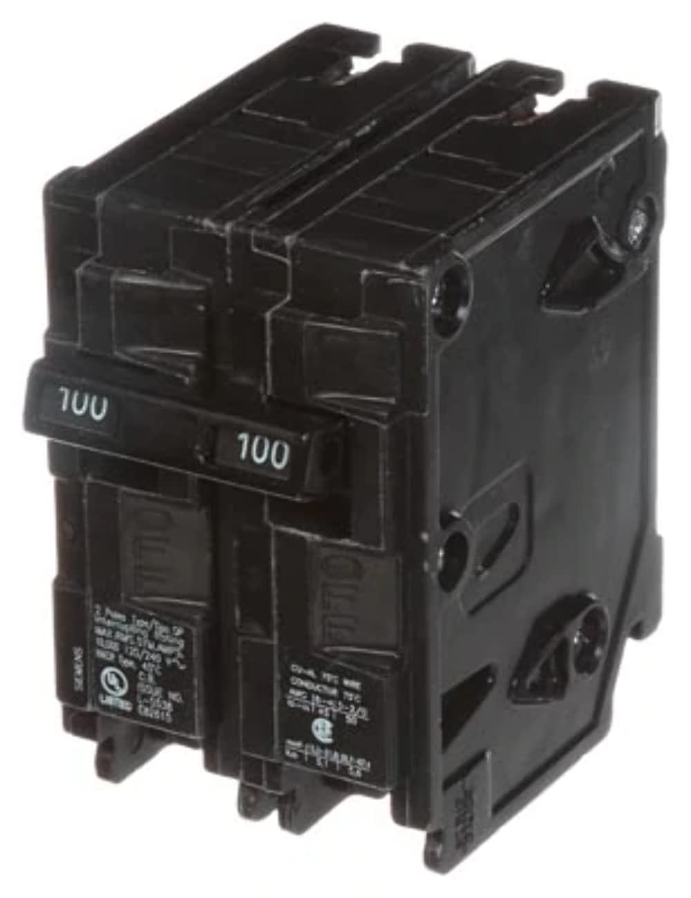 Elefair Tech Siemens Q2100 100-Amp Double Pole Type QP Circuit Br - Elefair Tech Official Product View 1