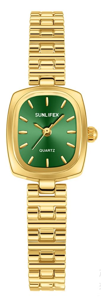 FANMIS Gold Watch for Women Dainty Vintage Square Jewelry - FANMIS Official Imagery - 8