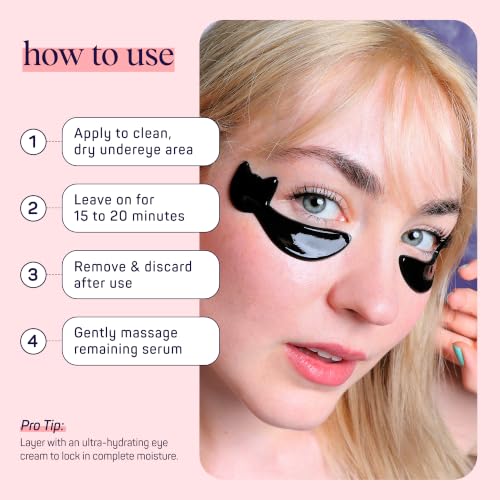 SpaLife Cat Smoothing Korean Eye Patches | Halloween Gifts For - Product Imagery