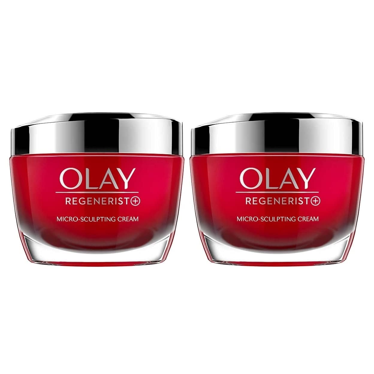 Olay Regenerist + Micro Sculpting Cream, 1.7 Ounce (Pack of 2) - Product Imagery