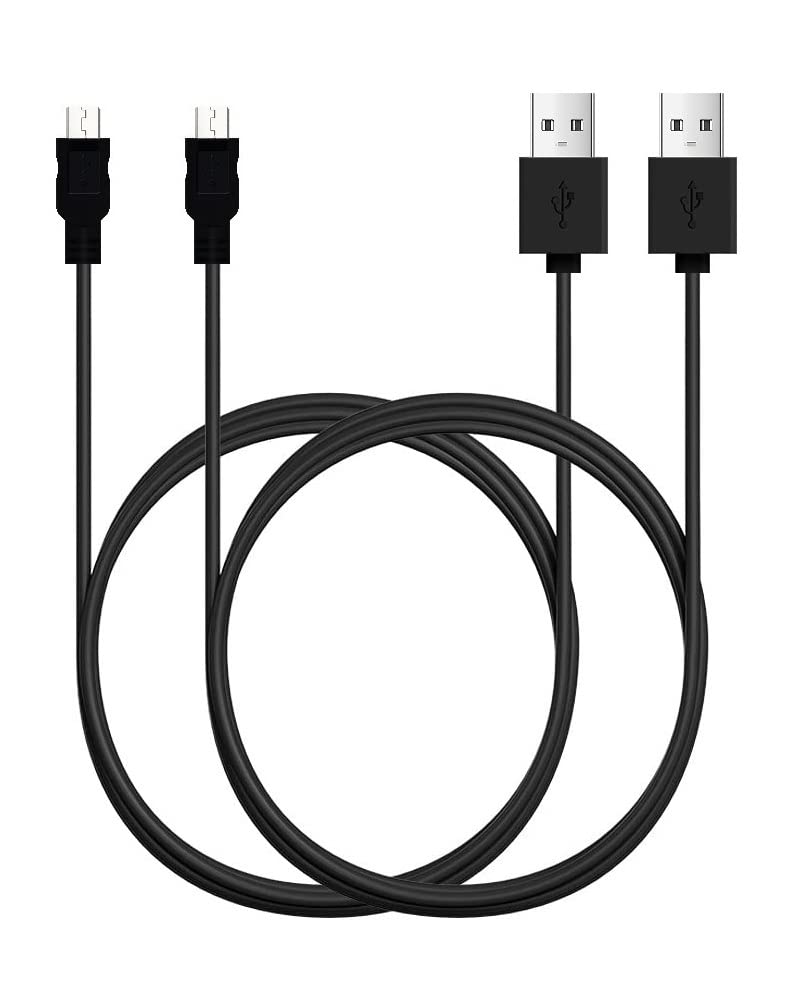 MYFON Micro USB cables, 2-pack, 6ft, fast charging and high-speed data transfer for Android phones like Samsung Galaxy S7 Edge and S6.