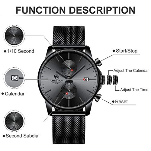 GOLDEN HOUR Mens Watch Fashion Sleek Minimalist Quartz Analog - Product Imagery