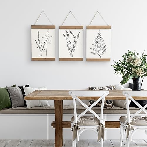 Kate and Laurel Lory Three-Piece Hanging Art Plaque Set, 12 x - Product Imagery