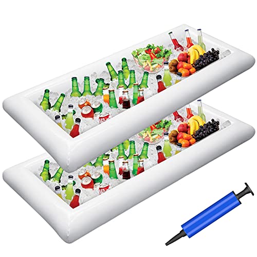Jasonwell Inflatable Serving Bars Ice Buffet Salad Serving Trays - Product Imagery