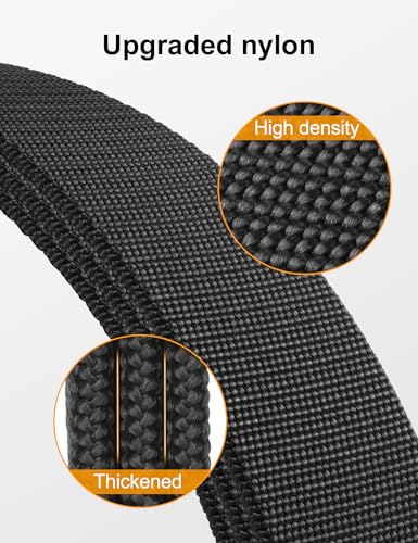 JUKMO Men's Stretch Tactical Belt, 1.5" Elastic Nylon Web with - Product Imagery