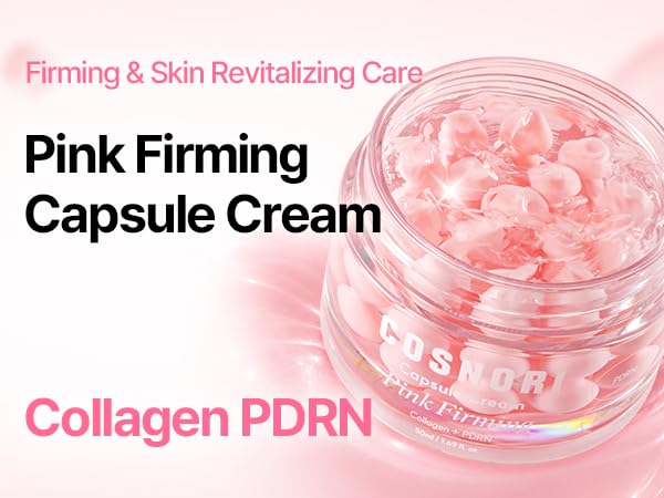 COSNORI Pink Firming Capsule Cream with Collagen & PDRN - Product Imagery
