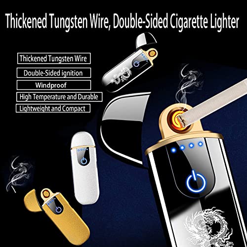 Electric Lighter, Smart USB Rechargeable, Mini Touch Ignition - Product Imagery