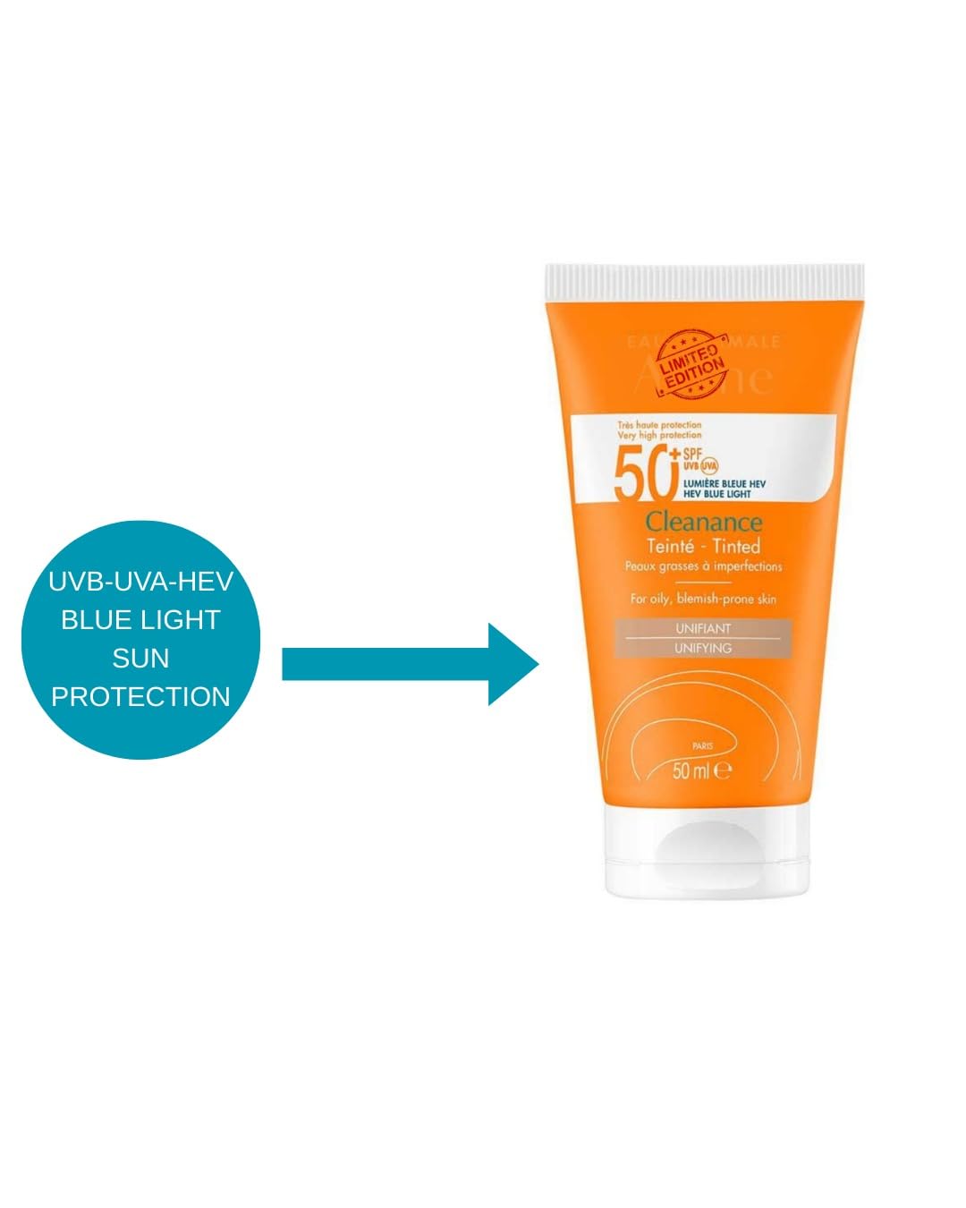 Clean Solaire Tinted SPF 50 Facial Sunscreen For Face and - Premium Selection Official Imagery - 5