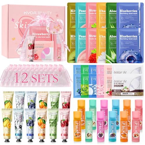 KYDA 72 Pcs Bulk Gifts for Women Spa Sleepover Party - KYDA Official Imagery - 1