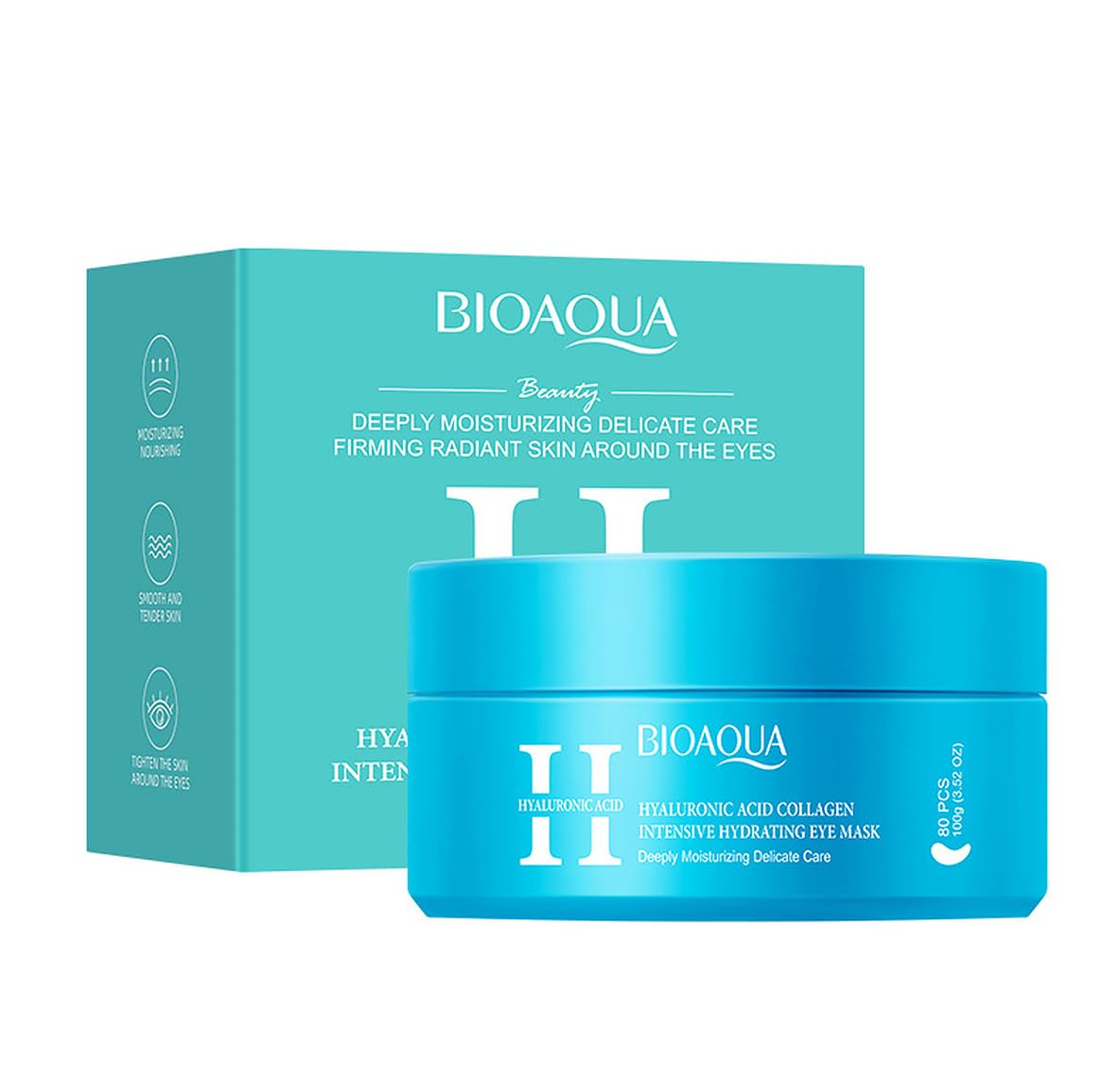 BIOAQUA Retinol Hyaluronic Vitamin C Eye Mask 80pcs 100g - BIOAQUA
