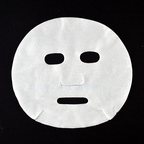 100 Pcs DIY White Color Natural Spa Skin Care Skin Fiber Paper - Product Imagery