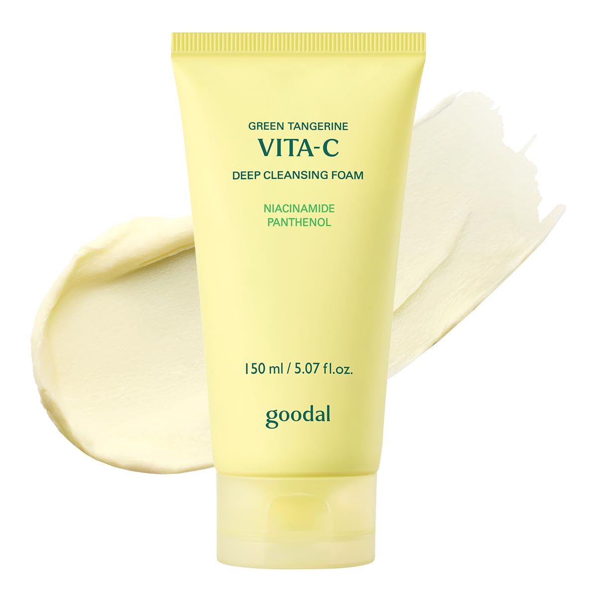 GOODAL Green Tangerine Vitamin C Cleansing Foam for - GOODAL Official Product Imagery - 1