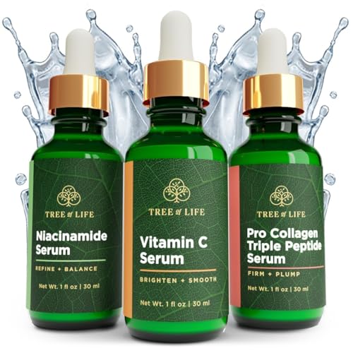 Tree of Life Face Serum Skin Care Set Vit C Niacinamide - Tree of Life Official Imagery - 1