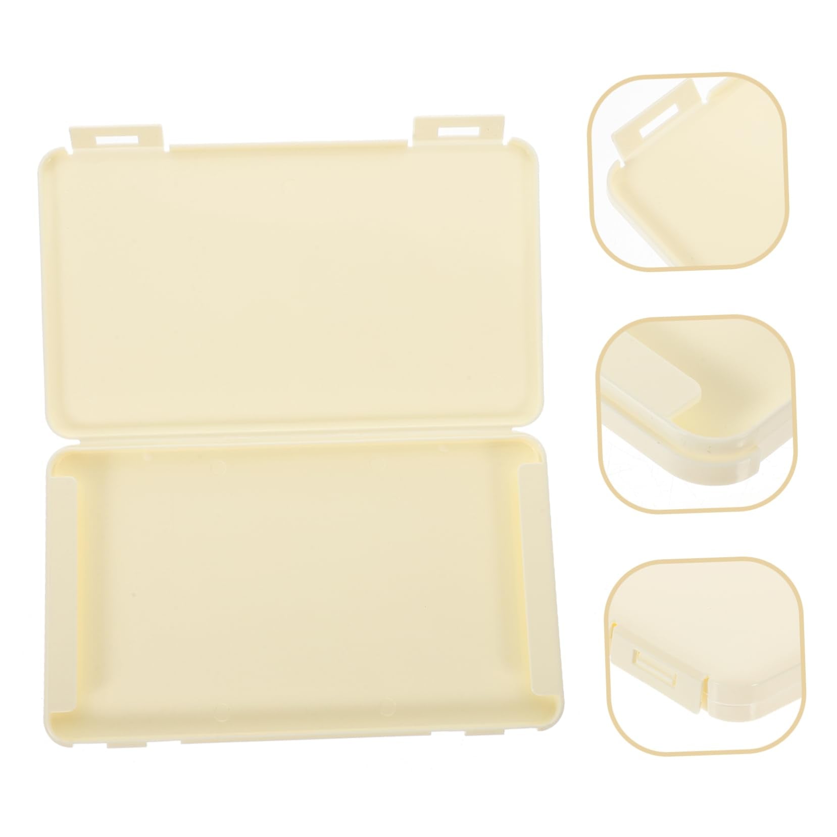 BESTYASH 2Pcs Capacity Eyelash Storage Case Elegant Portable Fake Eyelash Organizer for Travel Easy to Open Lightweight Design Space Saving Eyelash Box Durable Material