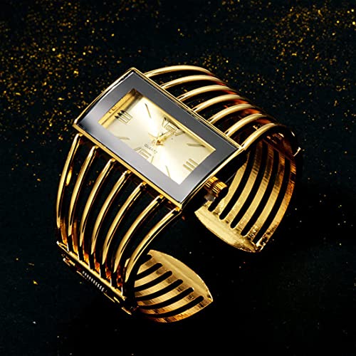 Bracelet Watch for Women Luxury Rectangular Case Analog Quartz - Product Imagery