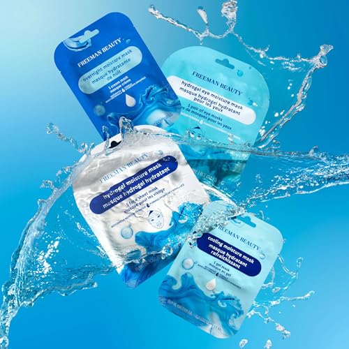Freeman 4 Piece Moisture Mask Face Set, Hydrating Face Masks - Product Imagery