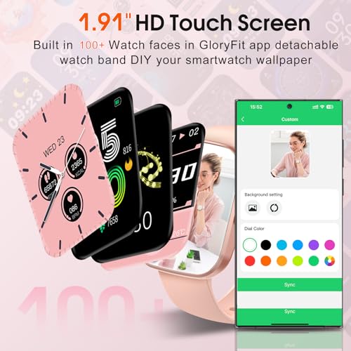 Csasan Smart Watch for Men Women(Answer/Make Call), 1.91" HD - Product Imagery