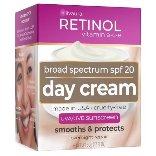 LIVAURA Retinol Day Cream SPF 20 for Women - Retinol Official Imagery - 1