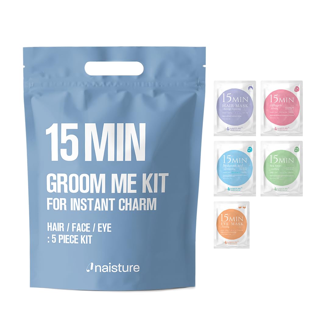 15 Min Pamper Me Kit Korean Spa Skincare Gift Set for Women-Head - Naisture