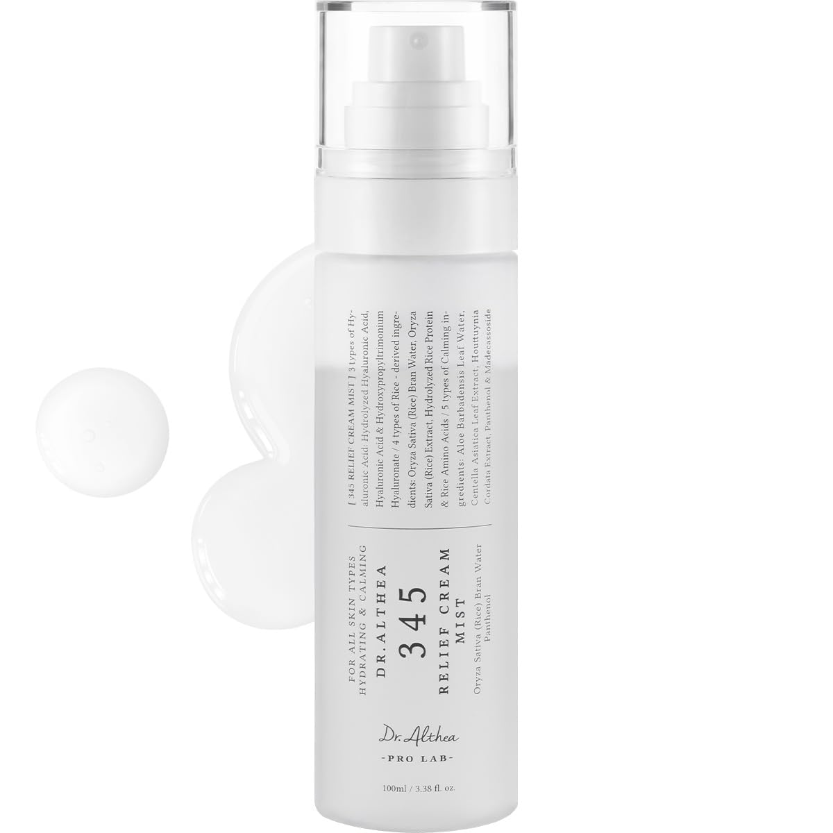 Dr.Althea 345 Relief Cream Mist, Korean Vegan Skin Care, 3.38 Fl Oz - Dr.Althea Official Product View 2