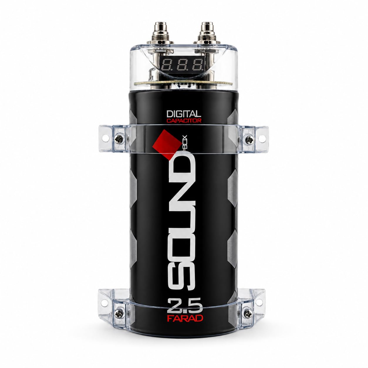 SoundBox SCAP2D, 2.5 Farad Digital Capacitor for Car Audio - 2500 by SoundBox - Angle View 5