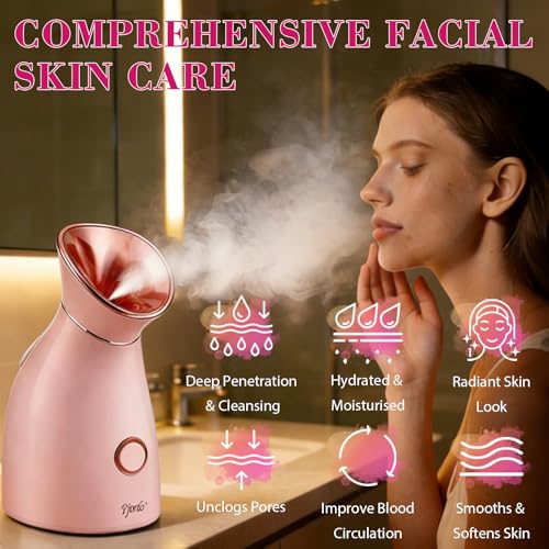 Facial Steamer Spa Kit, 12 Skin Care Tools & 5 Jelly Mask - Product Imagery