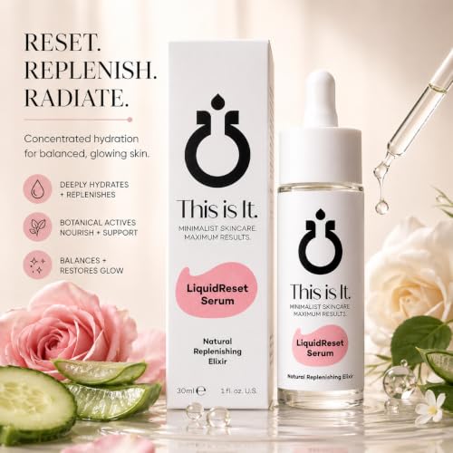 LiquidReset Serum | Natural Replenishing Elixir | Highest Grade - Product Imagery