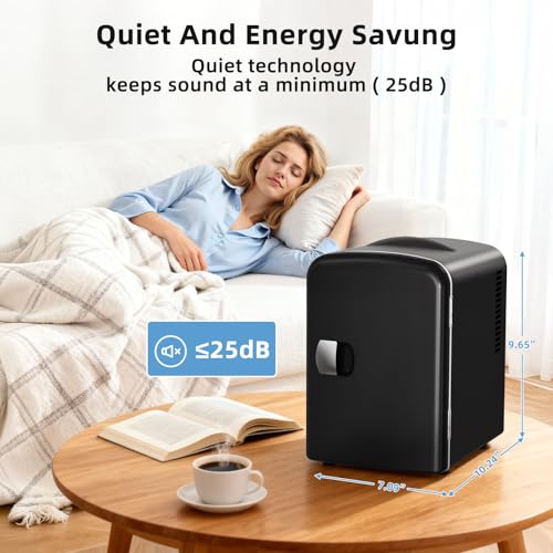 Antarctic Star 4L/6 Can Portable Mini Fridge,Personal Compact - Product Imagery