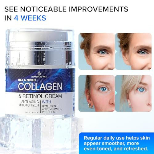 Collagen Face Cream with Retinol & Hyaluronic Acid - Anti Aging - Product Imagery